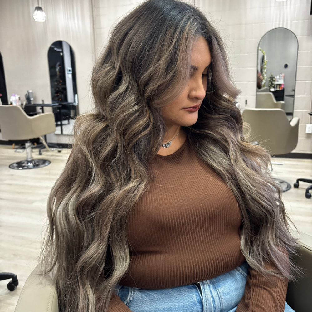 COLOR CORRECTION at polished & pampered in arlington, TX