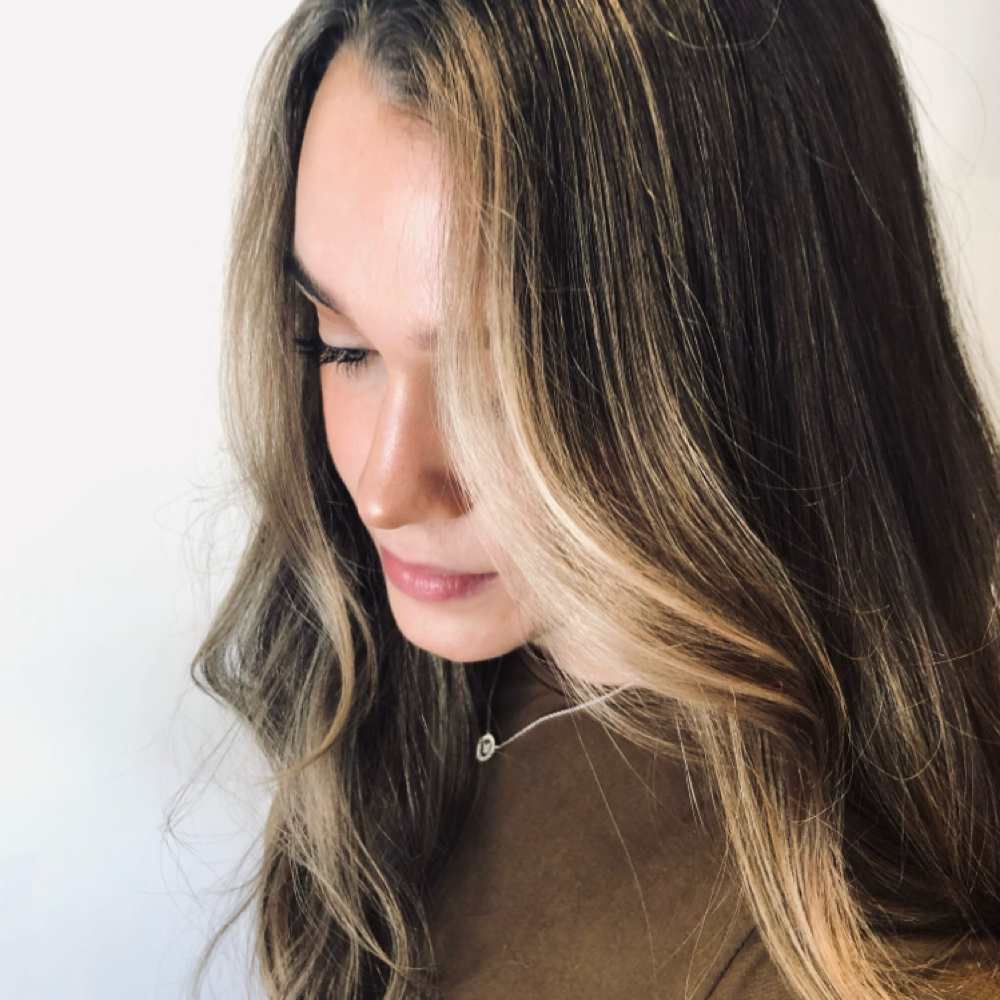Mini Foil / Face Frame Cut & Blwdry at Le posh salon in Merrimac, MA