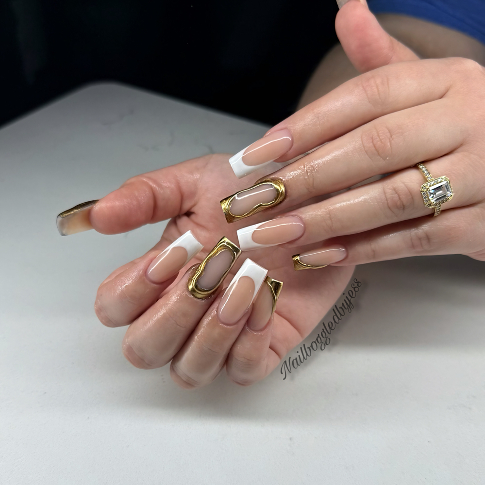 Colored Acrylic Overlay at Nailboggled By Jess in Milwaukee, WI