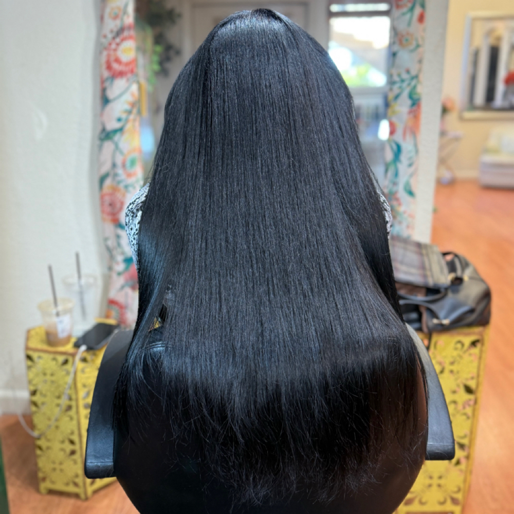 Keratin Smoothing Treatment at yellowdaisiesinherhair in Fremont, CA