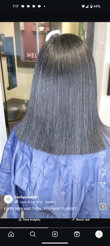 Natural Silk Press Deluxe at Hair by A. Renèe in Stonecrest, GA