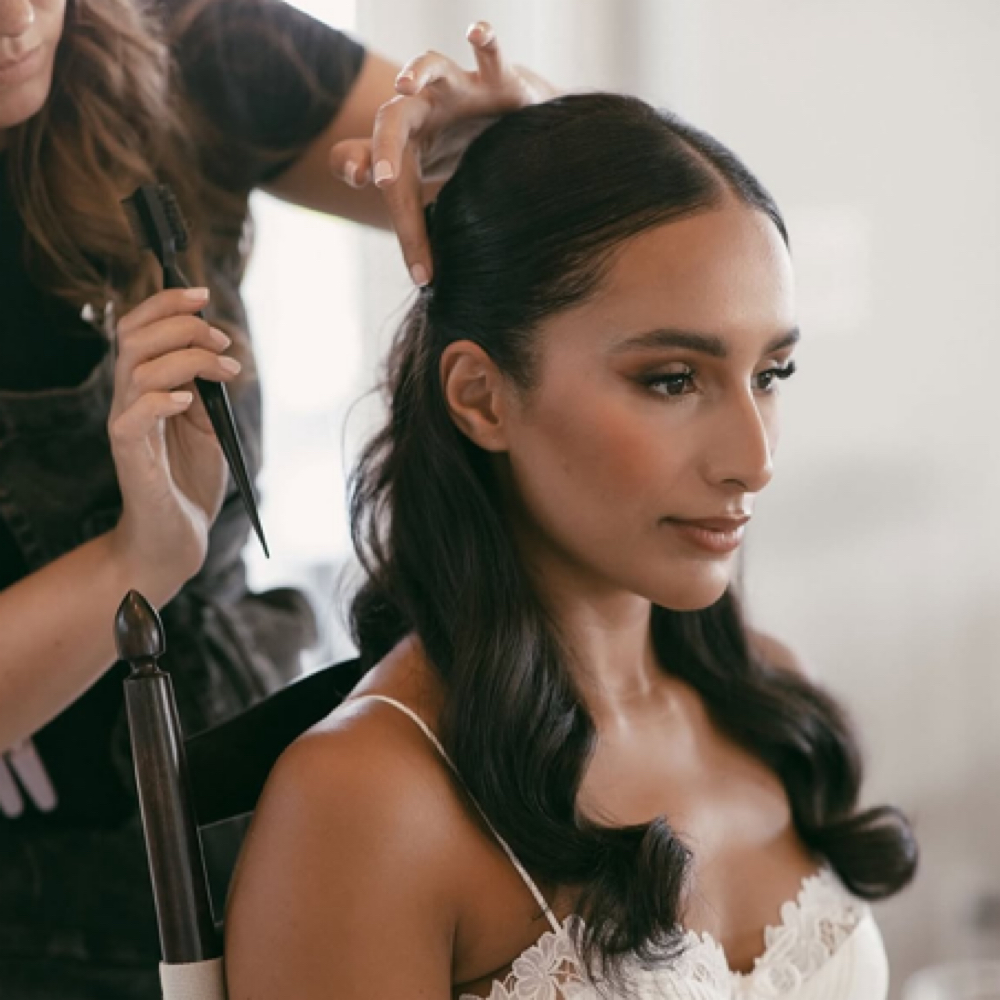 Bridal Hair Consultation at the shore in North Kingstown, RI