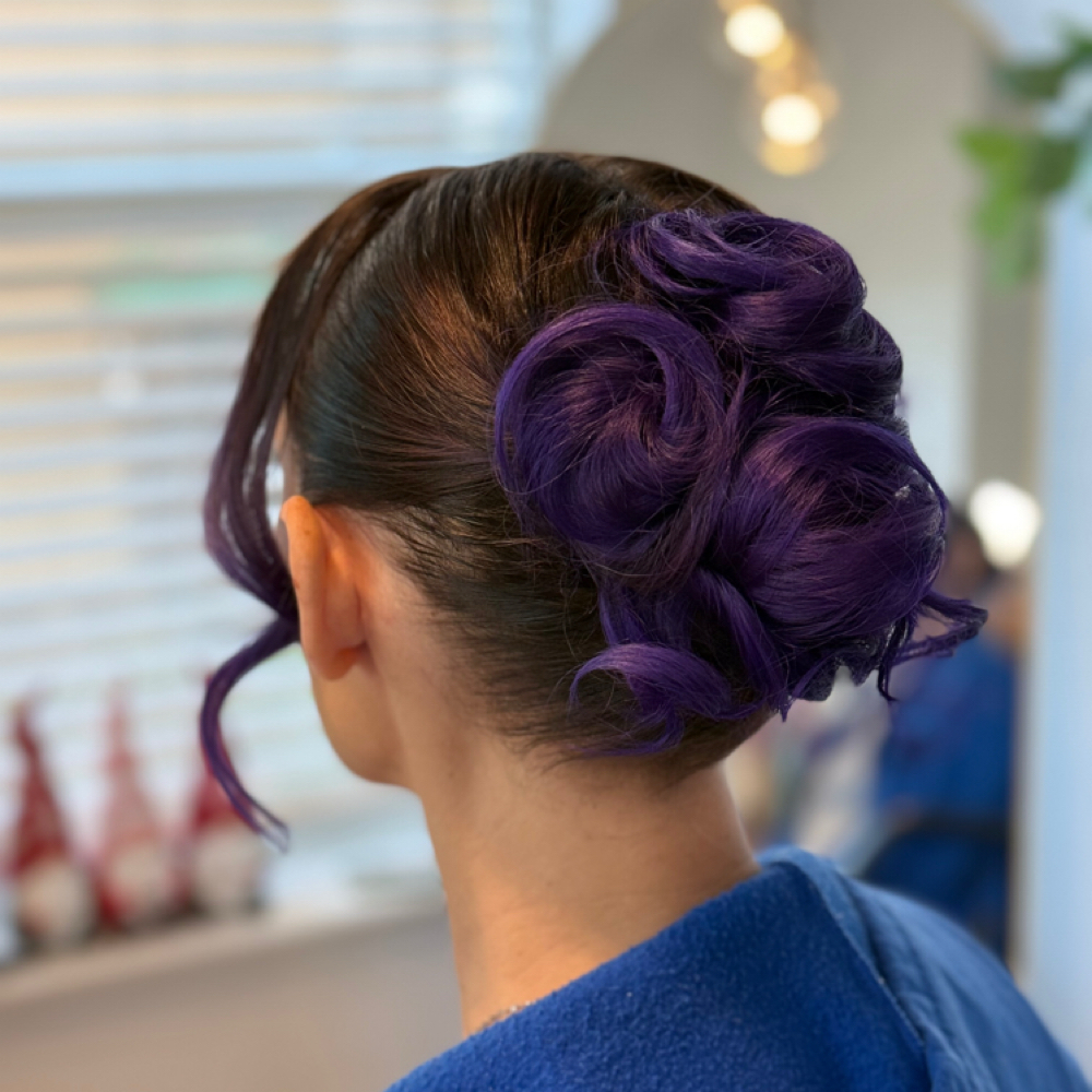 Updo / Half Updo Hairstyling at Merve Hyde Beauty in San Antonio, TX