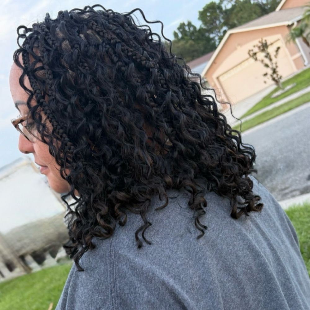 Knotless BOHO BOB * at Perla’s Nails in Orlando, FL