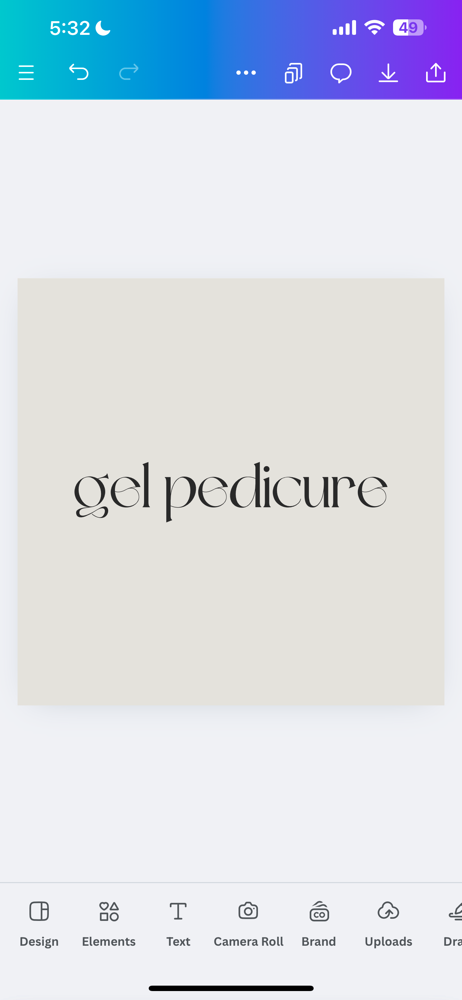 Gel Pedicure