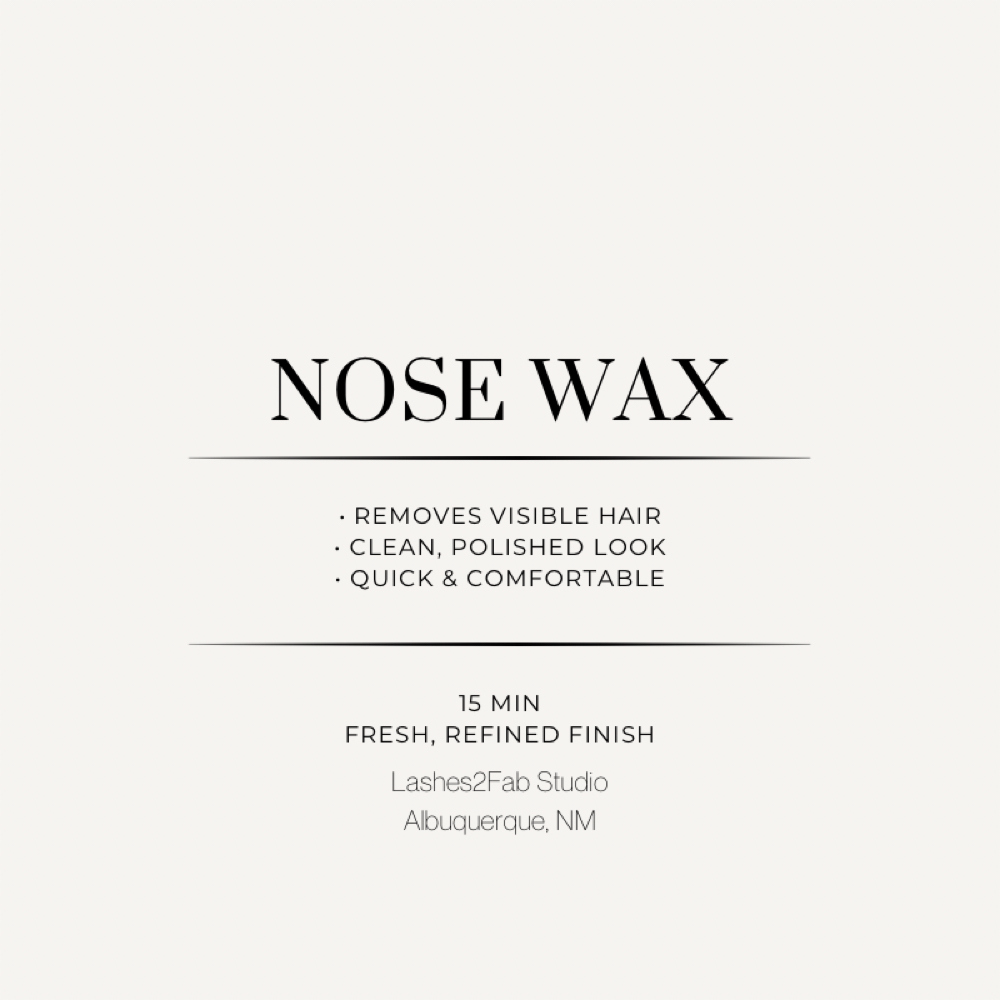 Nose Wax at Lashes 2 Fab LLC in Albuquerque, NM
