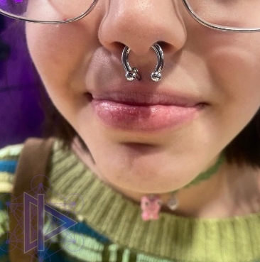 Septum Piercing at Divine Image Ink Piercings in Parma Heights, OH