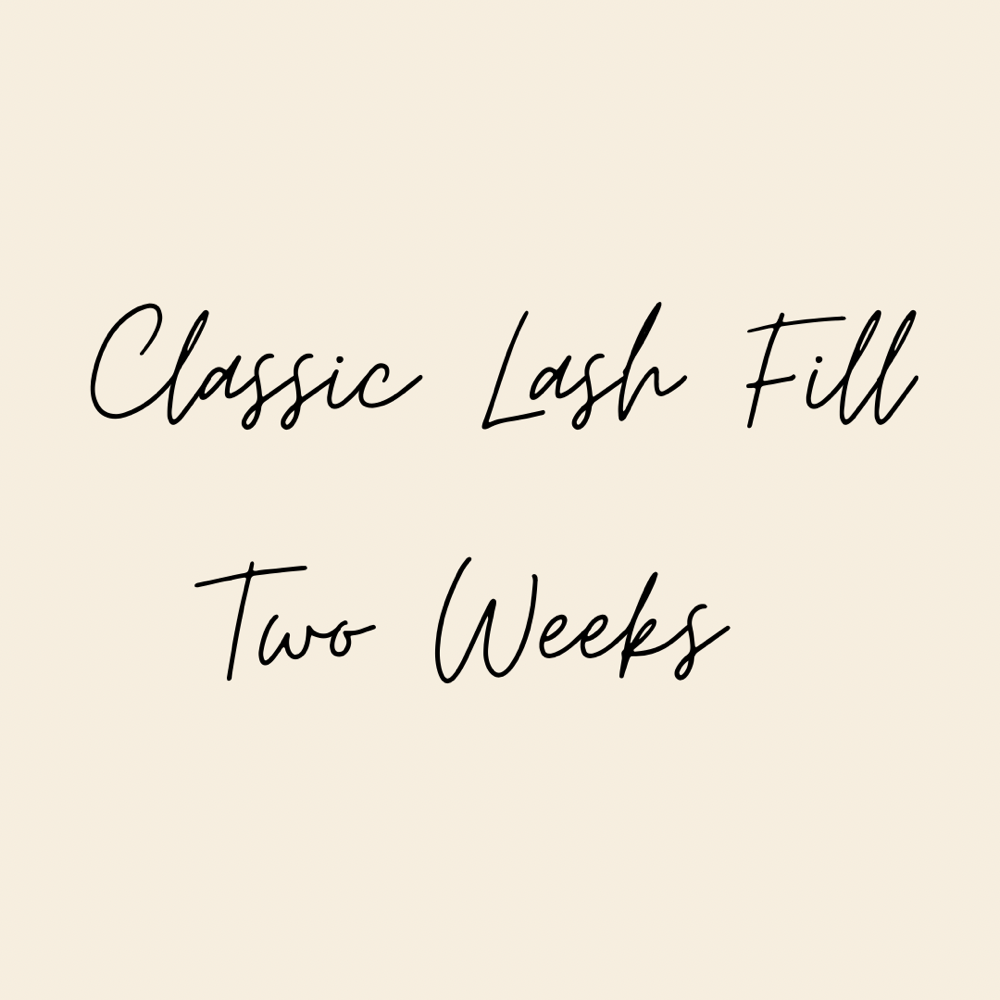 Classic Lash Fill - 2 Weeks