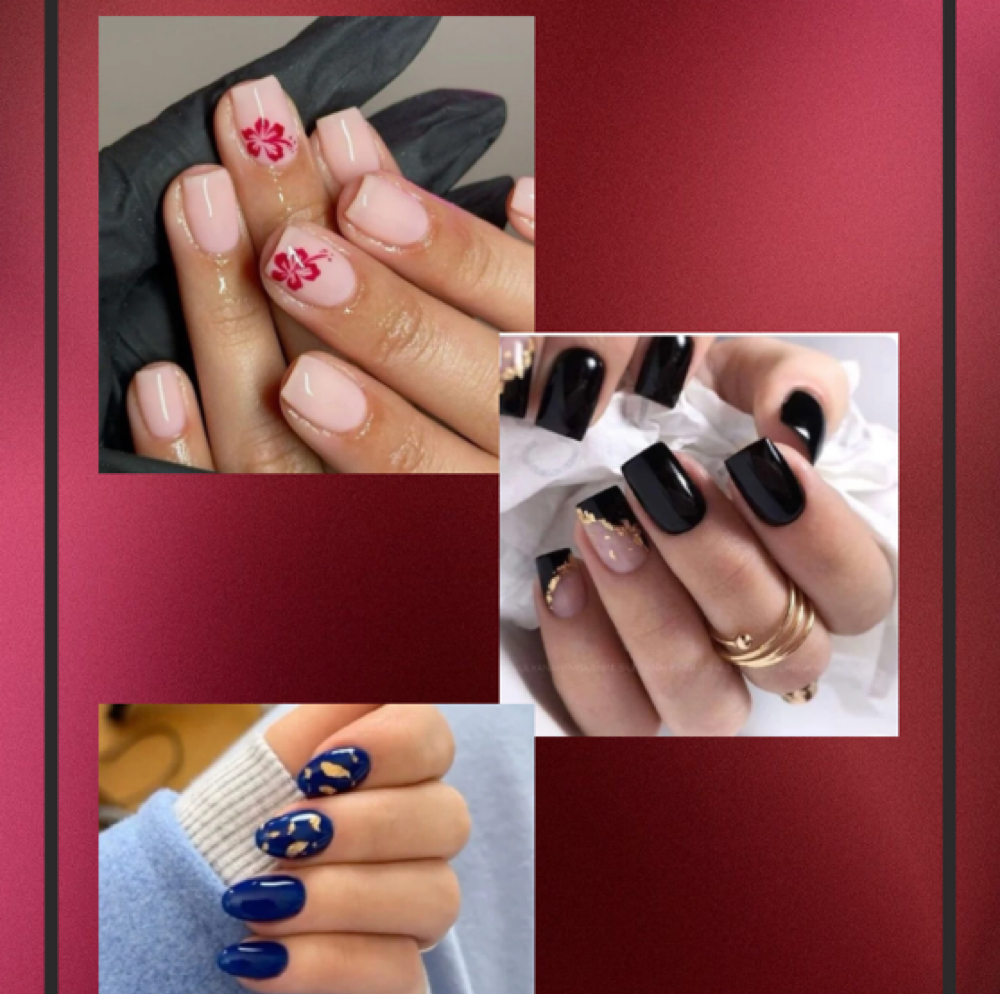Acrylic Designs Rosa at La Cherry Nails in Lincoln, NE