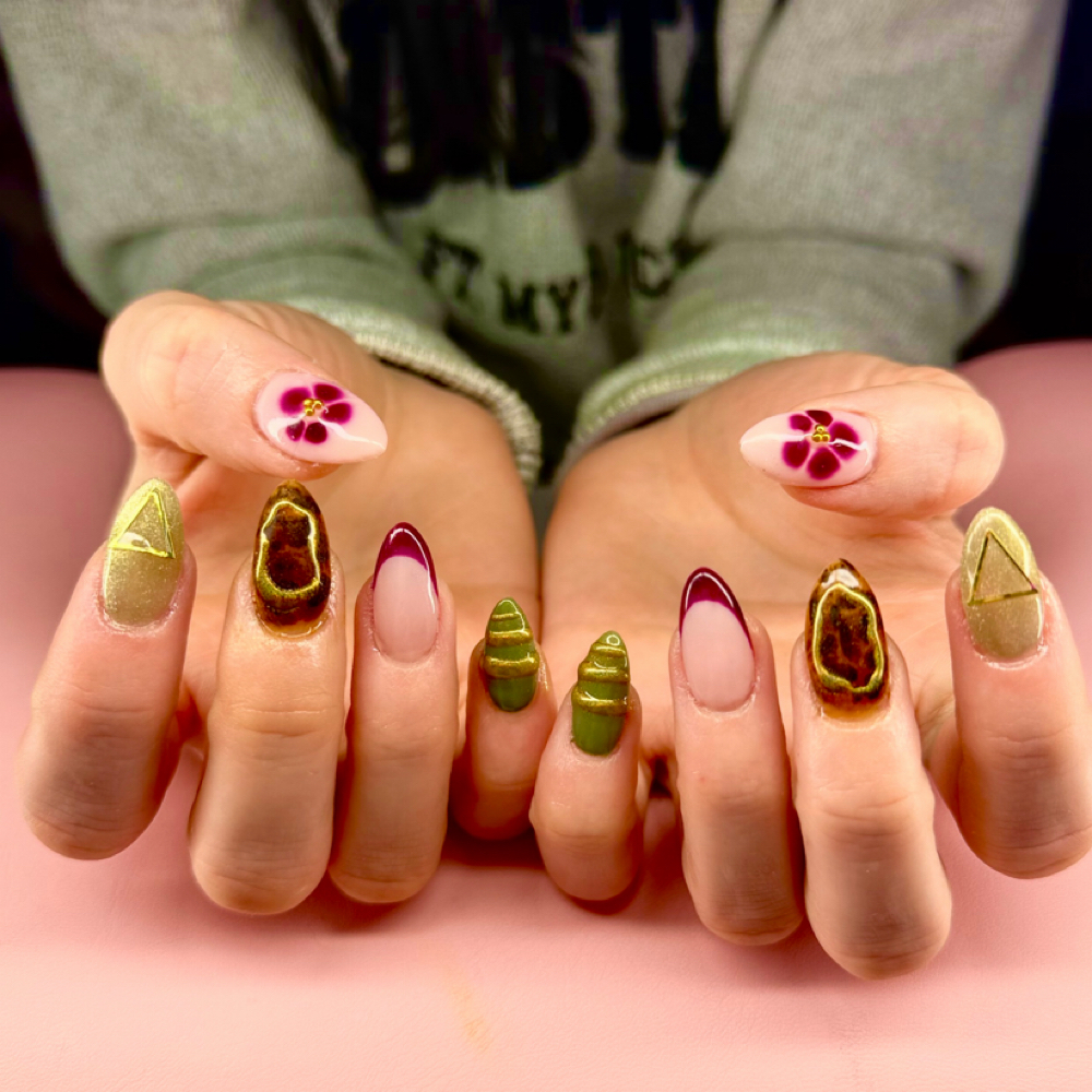 Gel X Fill- Full Design at Nails by Rylee B in Cedar Rapids, IA