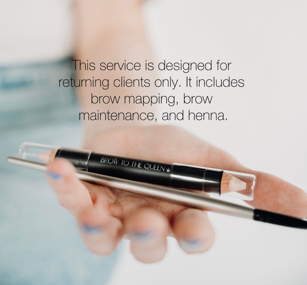 The Classic Brow Wax + Henna