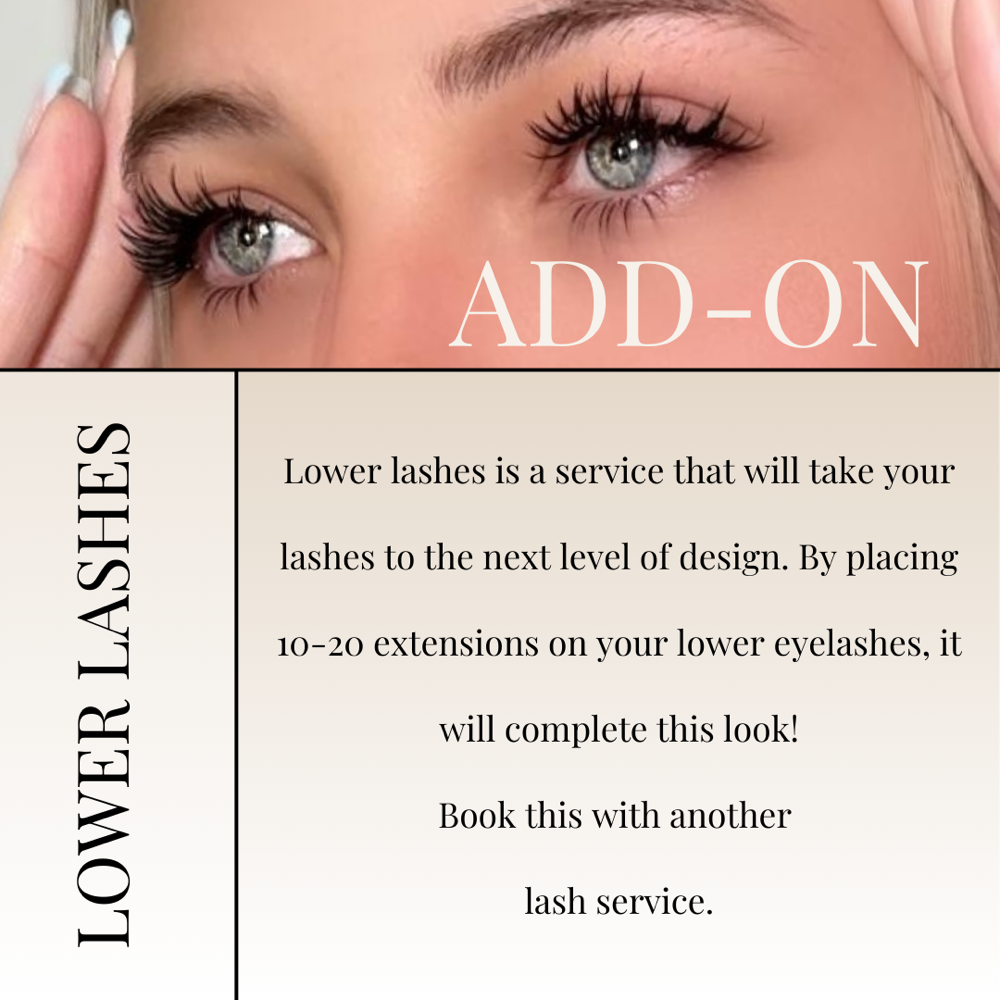 Lower Lashes Add-On