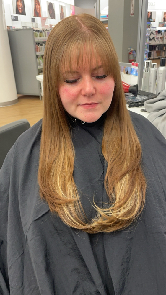 Haircut(long layers)