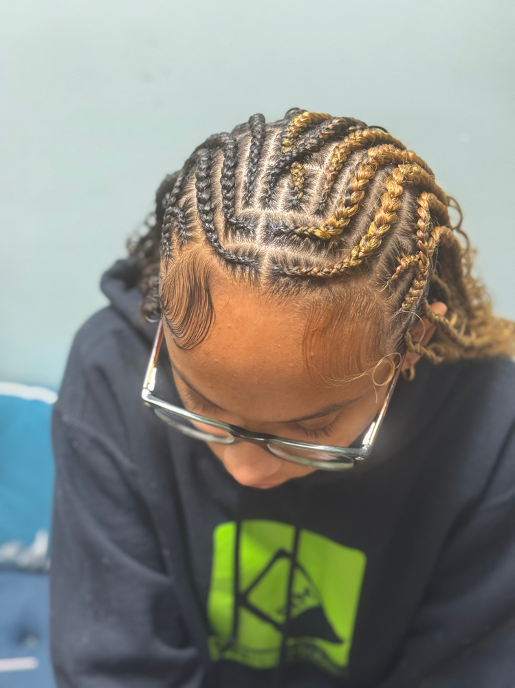 Fulani Braids at BluDiamond Braids in Fort Pierce, FL