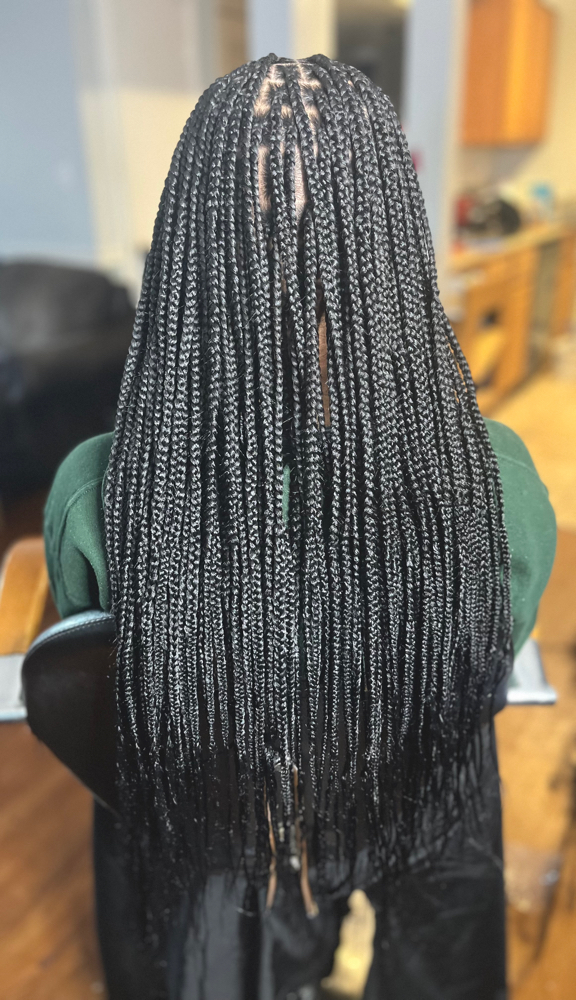 Small Knotless Braids