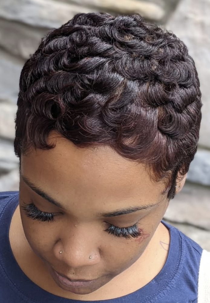 Relaxer Re-Touch Deluxe at Hair by A. Renèe in Stonecrest, GA