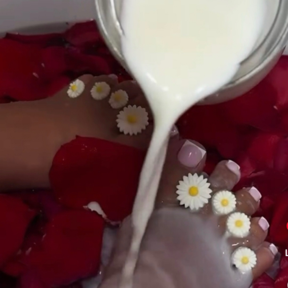 Milk & Honey pediure at Yadis Nails & Spa Laser in Austin, TX