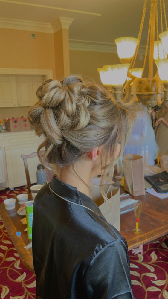 Bridesmaid Hairstyle W/extension