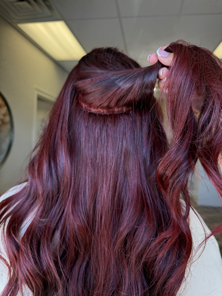 Weft Installation at Flora Salon + Studio in Richwood, TX