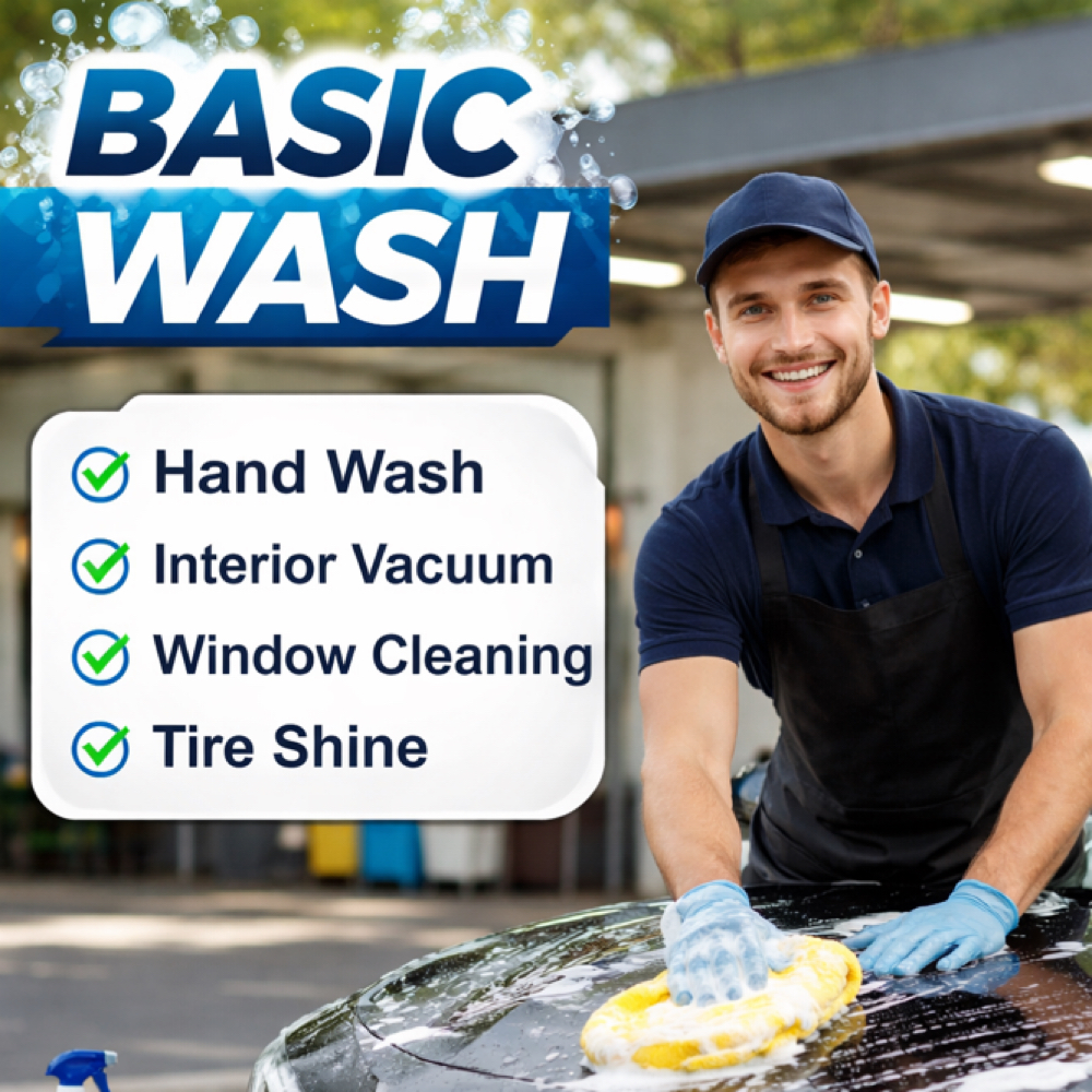 Basic Wash SEDAN at Auto spa detailing in Lawrence, MA