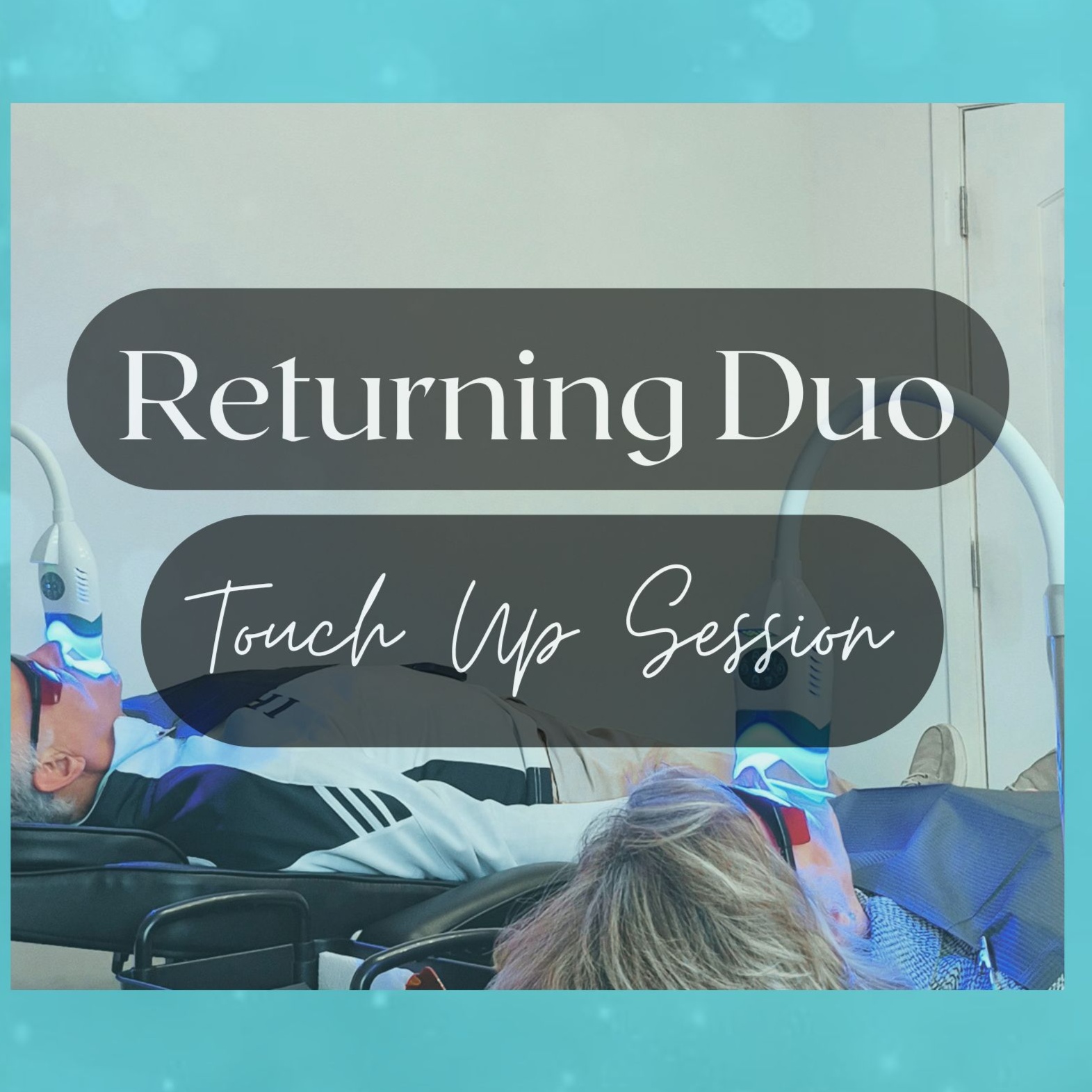 Returning "Duo" Touch Up at Roaming Smiles Teeth Whitening in Cottleville, MO
