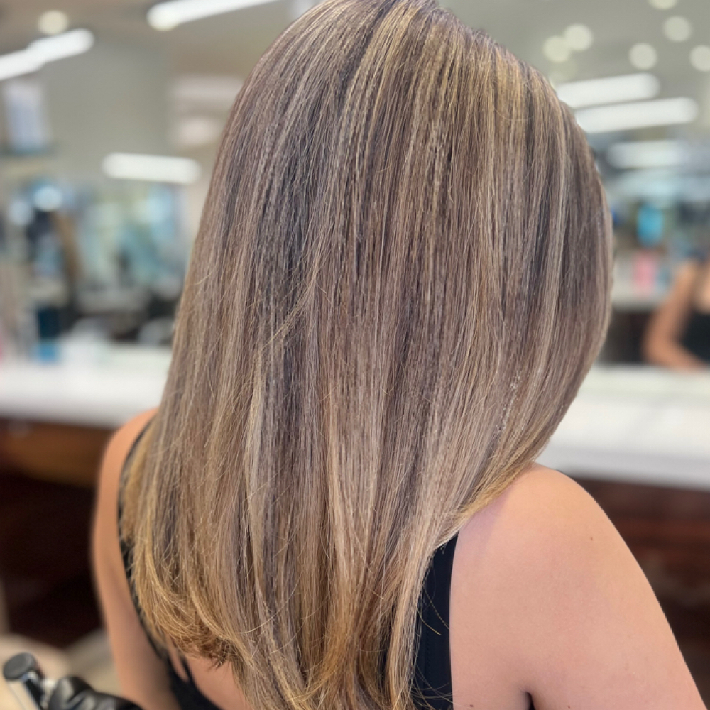 Partial Highlight at Emily Does My Hair in Grayslake, IL