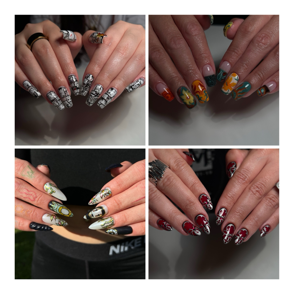 Tier 4 Nail Art at Unica Nail Bar in Miramar, FL