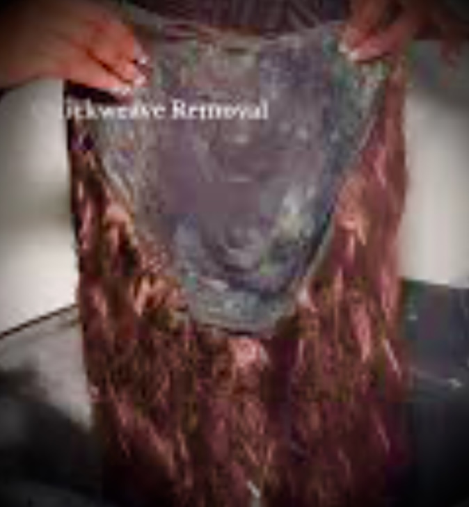 Quick weave removal at Lovelys Hair Gallery in Southfield, MI