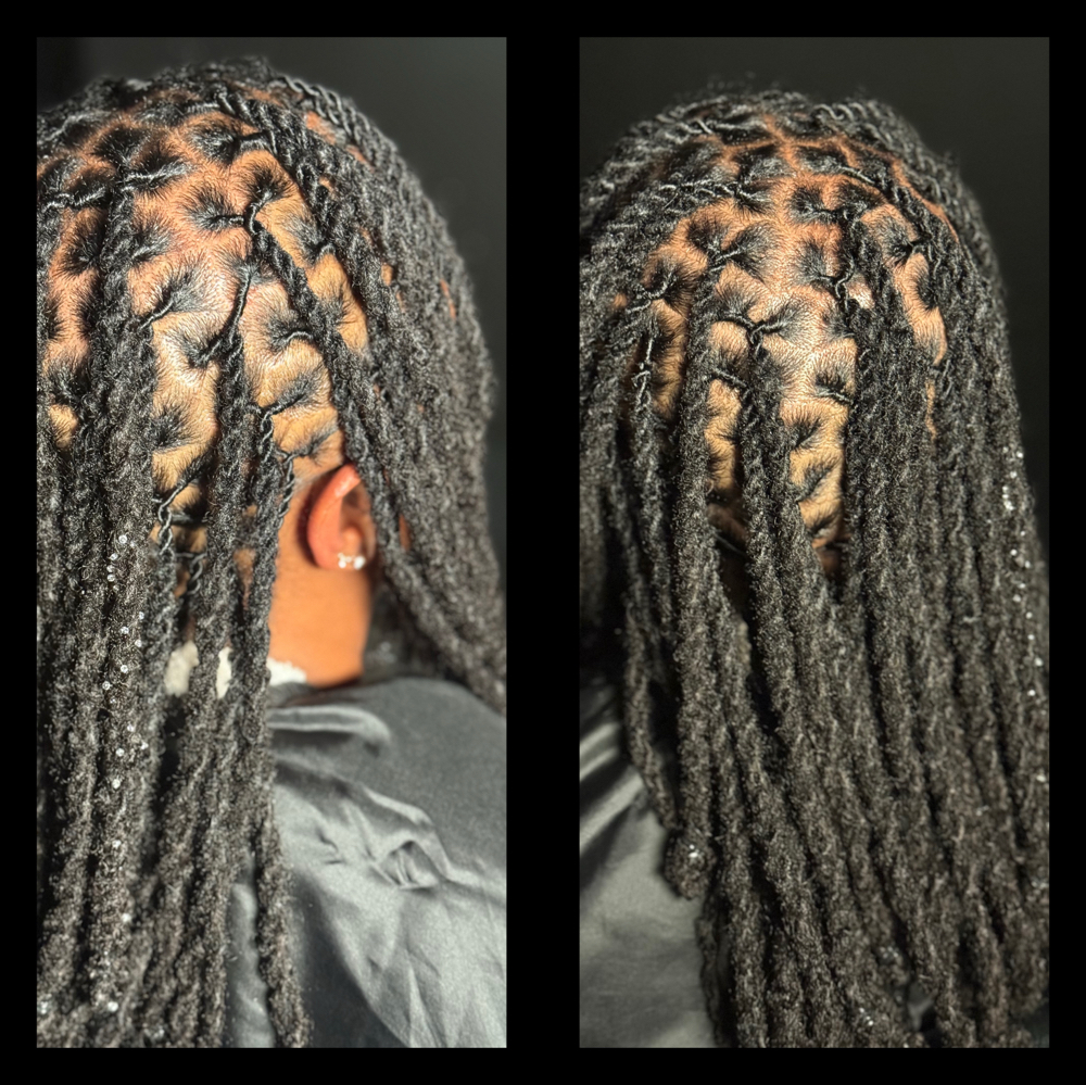 Long Twostrand Twist at Exquisite Locs by Chrissy in Memphis, TN