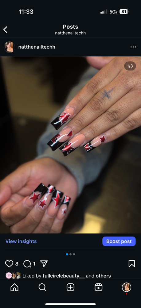 Acrylic Fill In (extra long)