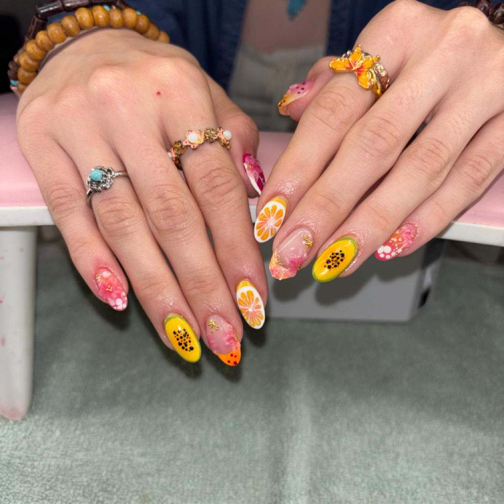 Complex Nail Art at Ali’s Nail Nook in Wichita, KS