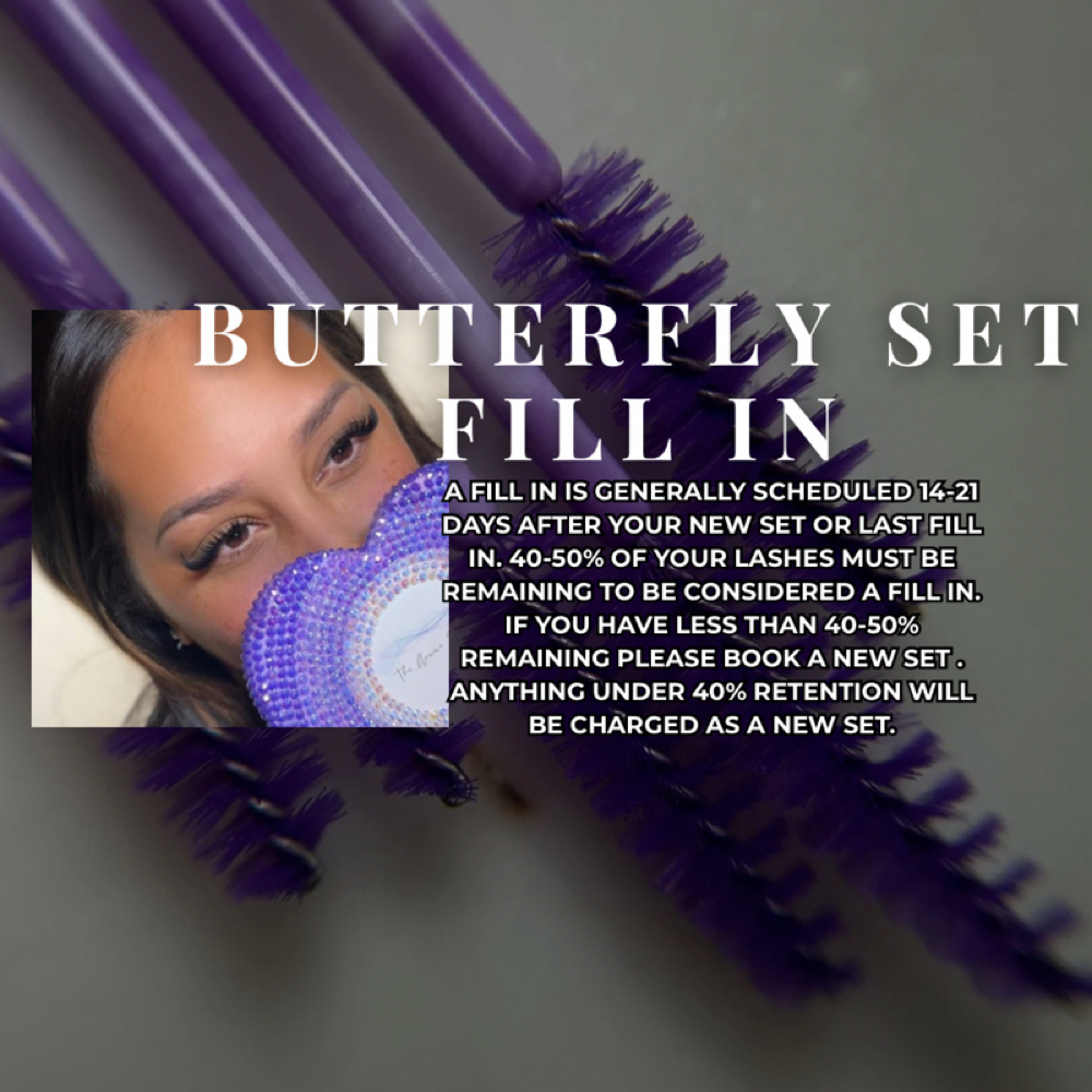 Butterfly Set Fill In at The Aurora Effect in Winterhaven, FL