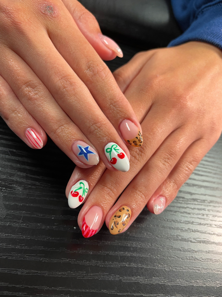 GEL X STRUCTURE FILL WITH DESIGN