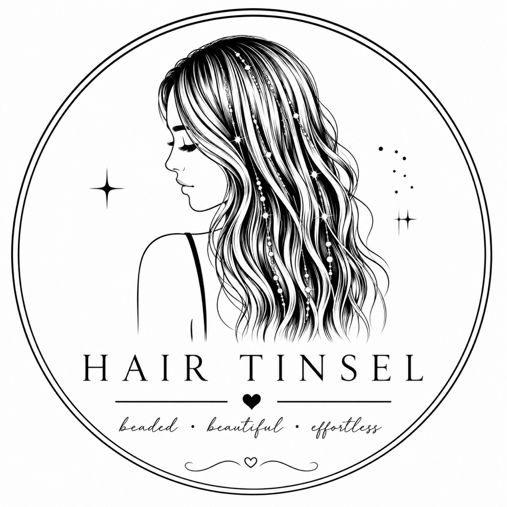 Beaded Hair Tinsel at Creations by Cait in Jackson, OH