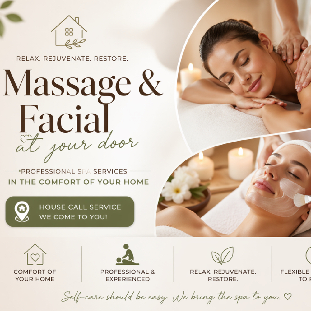 House Call- Massage & Facial at Sculpting Massage by Nessa in Granada Hills, CA