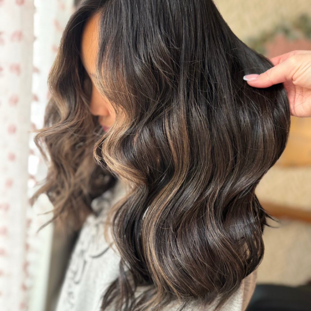 Root Color W/ Partial Highlight at Lumi Salon Studio in Locust Grove, VA