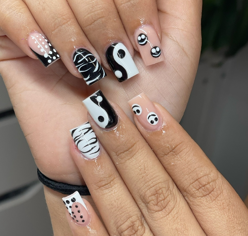 Short NAIL ART  Full Set