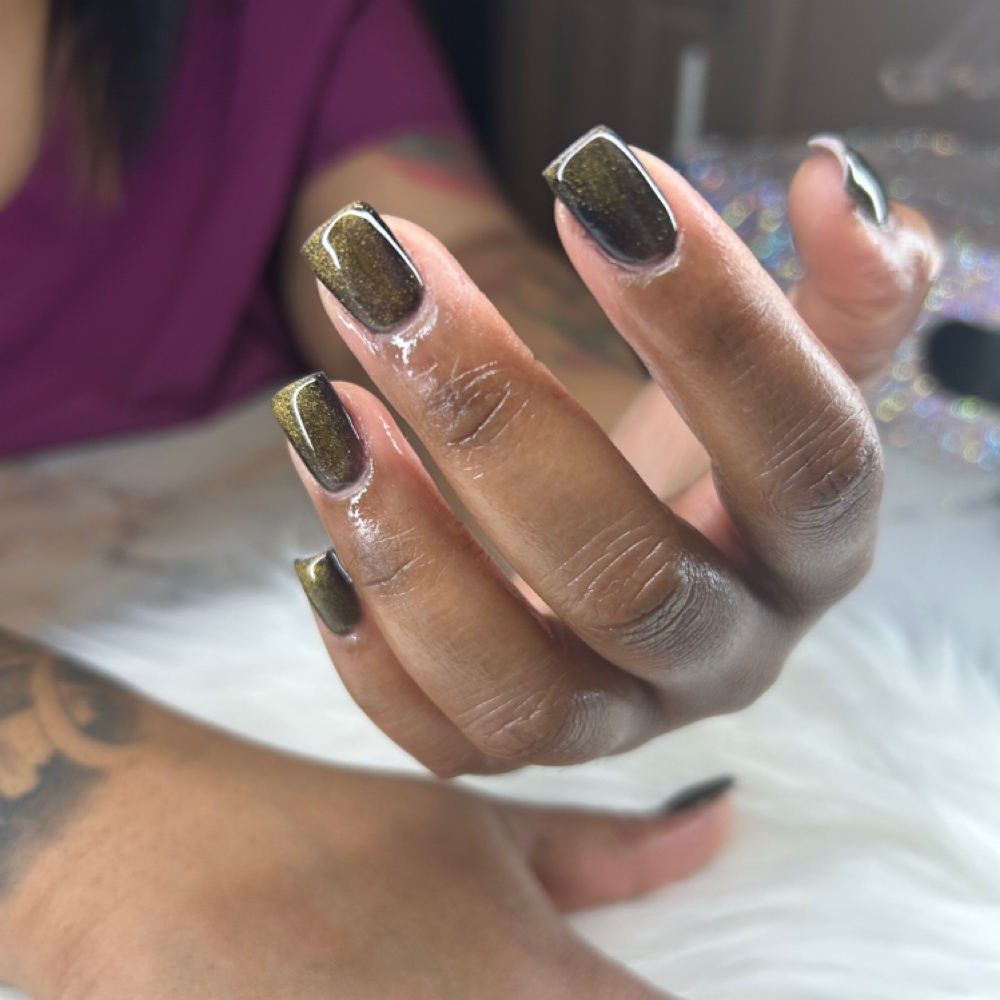 Overlay on Natural Nails at Dolph's Nail Salon & Spa in Brandon, MS