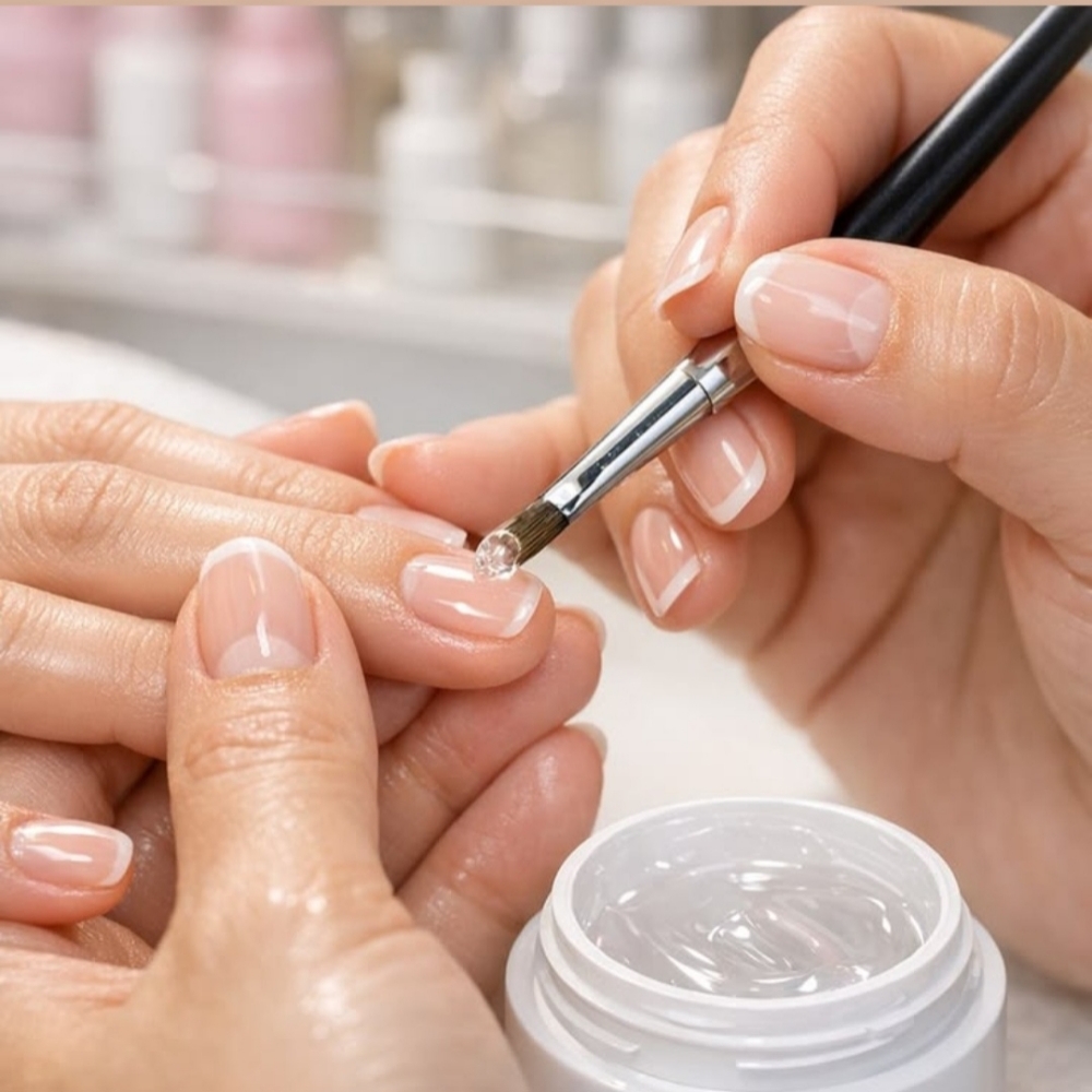 Builder Gel Manicure at KJ Beauty Studio in San Antonio, TX