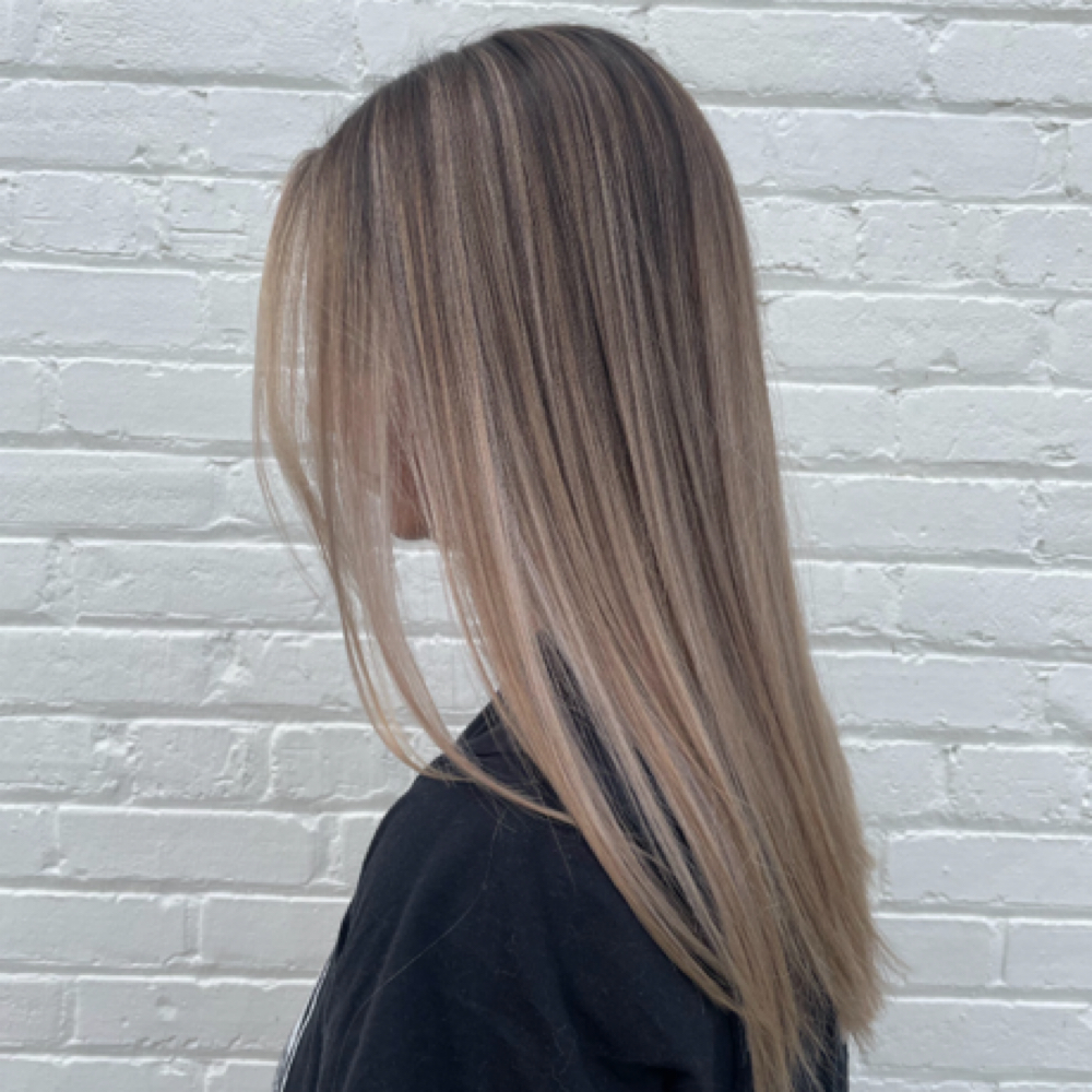 Partial Highlight With Cut at BKStyles in Marshall, MI