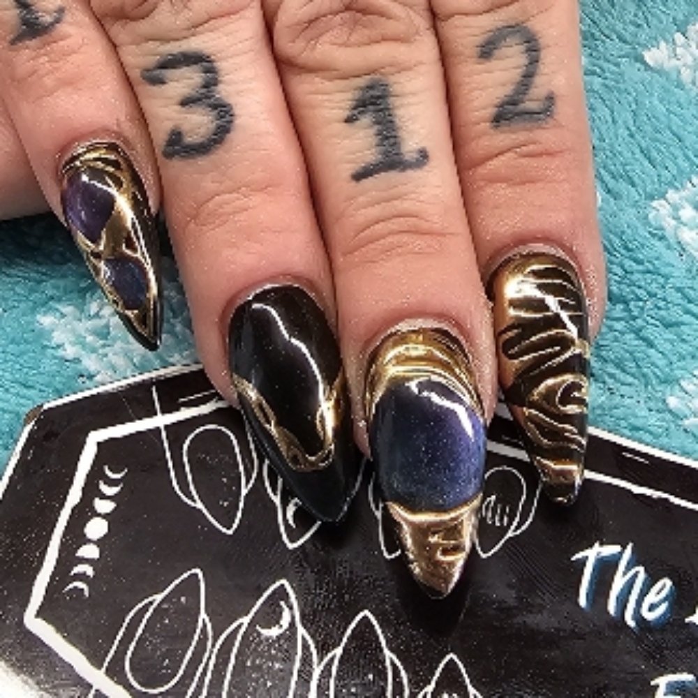 Acrylics at The Everyday Eclectic - Nails by Christi D in Effingham, IL