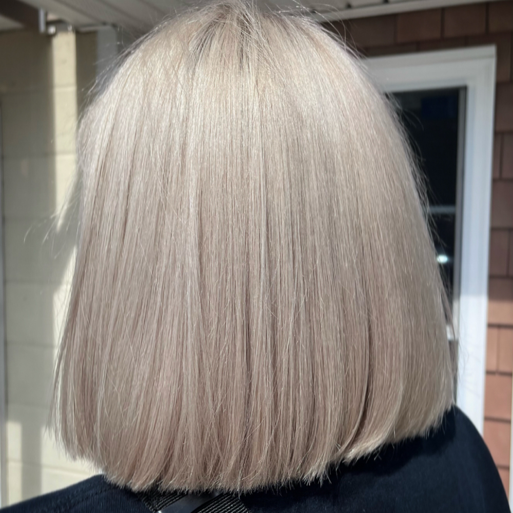 Platinum Blonding at Saged Soul Salon in Ottawa, KS