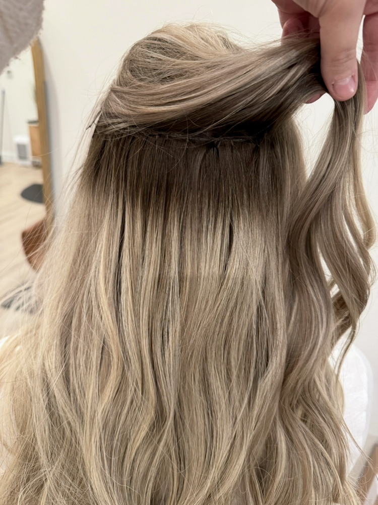 Hand-tied Extension Installation