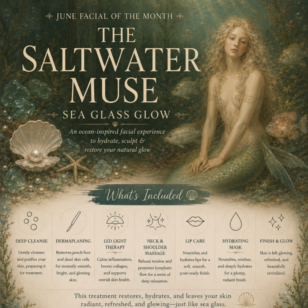 JUNE FOTM: THE SALTWATER MUSE at Healthy Skin Spa in CANTON, OH