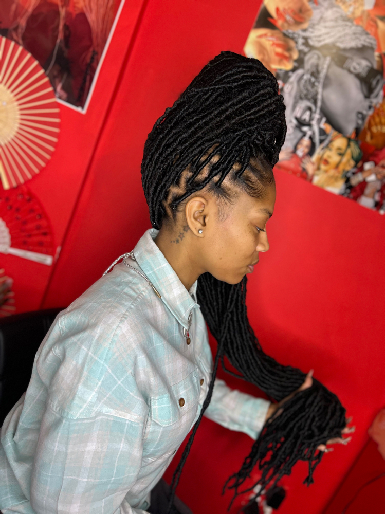 Soft locs Over Locs( hair included)