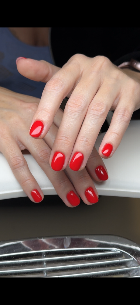 Hard gel manicure (short)