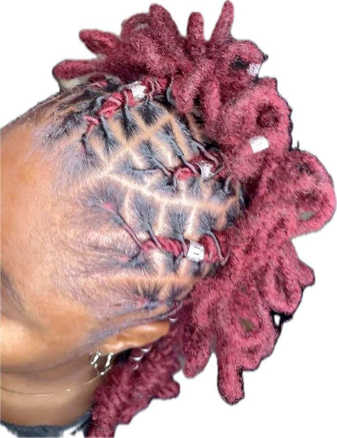 Retwist w/ Petal Bun(s) at Loc’d In With Dej in Fayetteville, NC