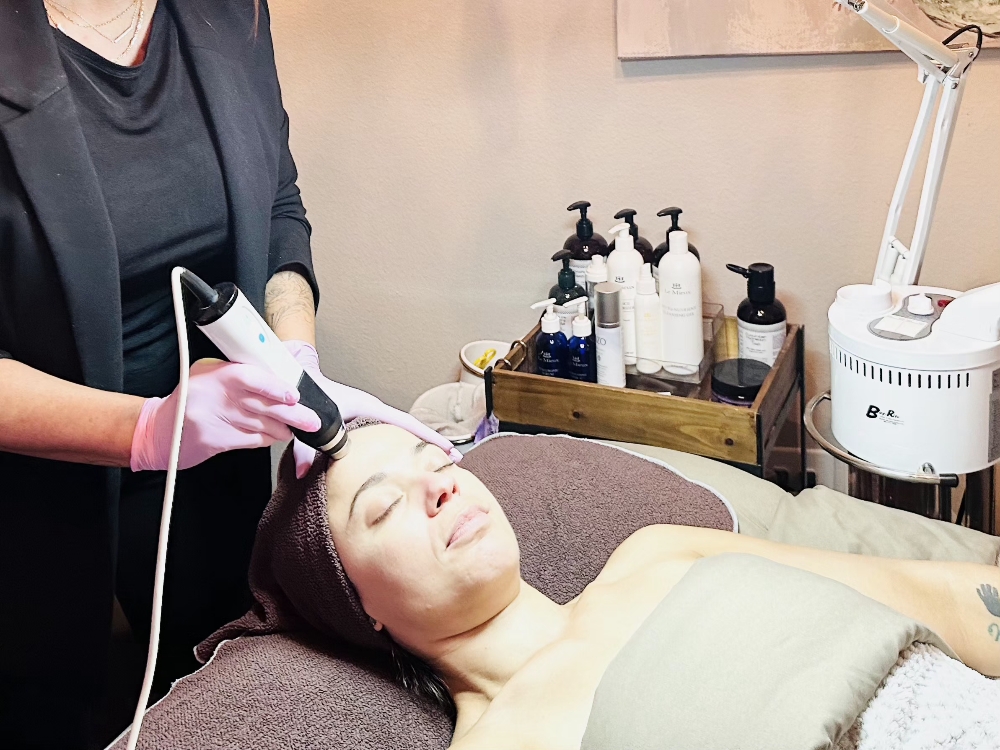 Glo² Décollete Or Back Add-on at Avila Skin Studio in McKinney, TX