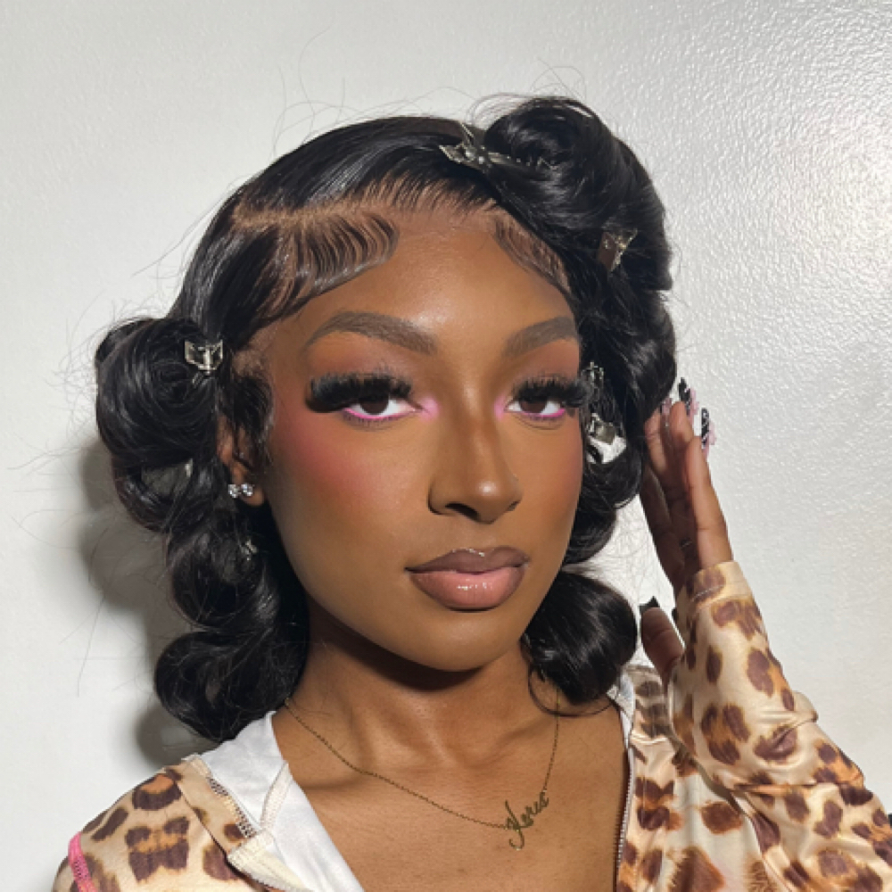 Soft Glam + Pop of Color at Dartistryyy in Queens Village, NY