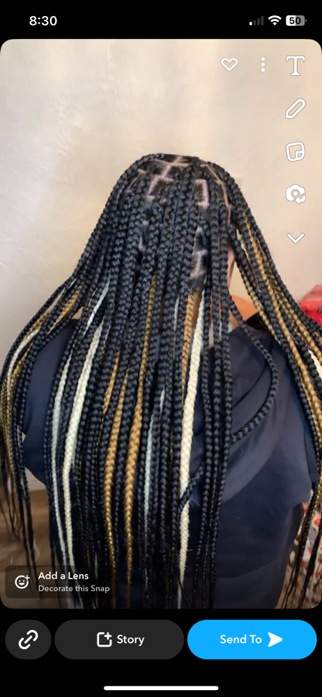 Knotless Braids Medium